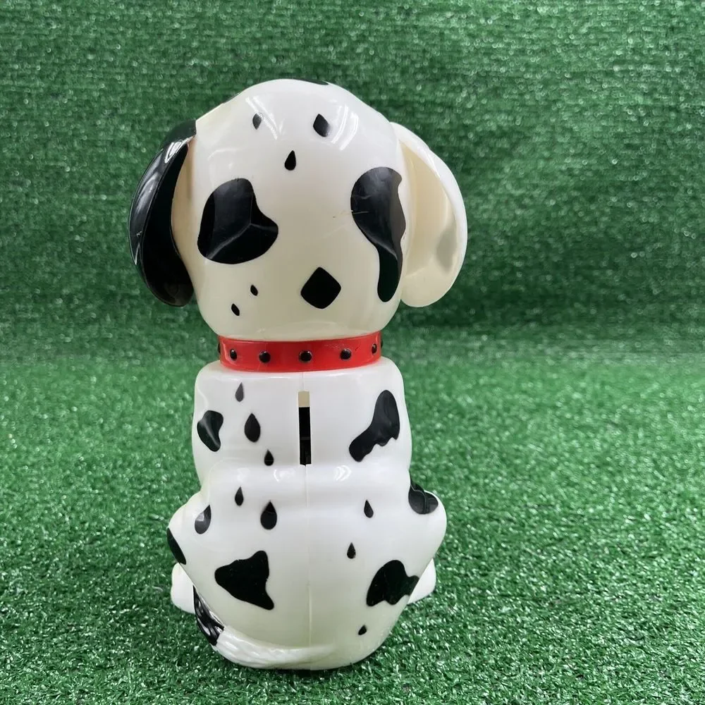 2004 Dalmatian Puppy Coin Money Bank Hard Plastic‎ Hilco Company See Pictures